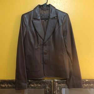 Women’s Guess Leather Jacket